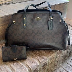 Coach bag and wallet bundle